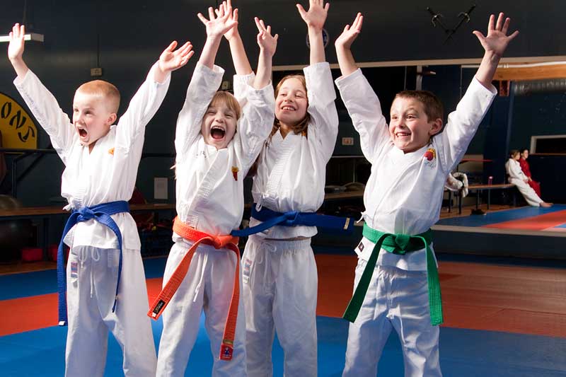 taekwondo kids at Rays Tae Kwon Do Center