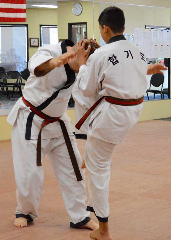 Adult Hapkido Kick at Legacy Martial Arts Training