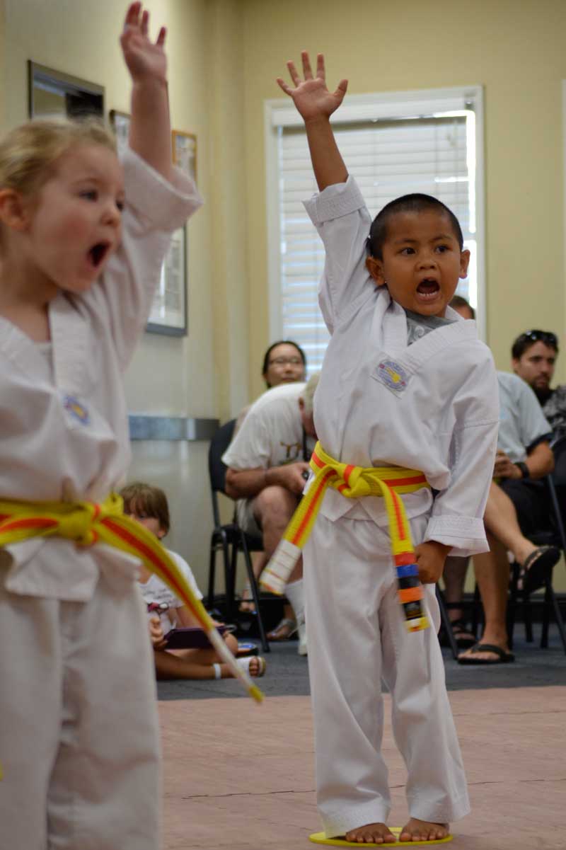 tiny tiger class student at Legacy Martial Arts Training
